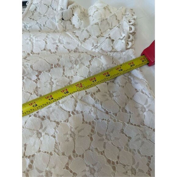 Adrianna Papell Size 16 Short Sleeve Lace Shift - Picture 6 of 9